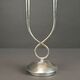 TABLE LAMP 2L SILVER PAINTED