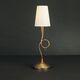 TABLE LAMP 1L GOLD PAINTED