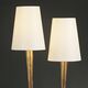 TABLE LAMP 2L GOLD PAINTED
