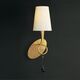 WALL LAMP 1L GOLD PAINTED