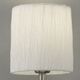 Бра Mantra Lua [WALL LAMP 1L SATIN NICKEL + WHITE SHADE]