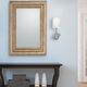 Бра Mantra Lua [WALL LAMP 1L SATIN NICKEL + WHITE SHADE]