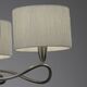 PENDANT 3L [SATIN NICKEL + WHITE SHADE]