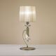 TABLE LAMP 1+1L ANTIQUE BRASS