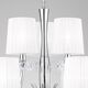 PENDANT LAMP 6+3L [CHROME - WHITE SHADE]