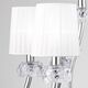 PENDANT LAMP 6+3L [CHROME - WHITE SHADE]