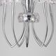 PENDANT LAMP 5L [CHROME - WHITE SHADE]