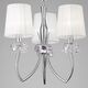 PENTANT LAMP 3L [CHROME - WHITE SHADE]