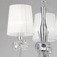 PENTANT LAMP 3L [CHROME - WHITE SHADE]