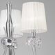 PENTANT LAMP 3L [CHROME - WHITE SHADE]