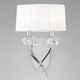 Бра Mantra Loewe [WALL LAMP 2L  CHROME - WHITE SHADE]