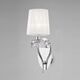 Бра Mantra Loewe [WALL LAMP 1L  CHROME - WHITE SHADE]