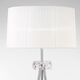 FLOOR LAMP 3L CHROME - WHITE SHADE
