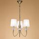 PENTANT LAMP 3L [ANTIQUE BRASS - WHITE SHADE]