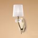 Бра Mantra Loewe [WALL LAMP 1L  ANTIQUE BRASS - WHITE SHADE]