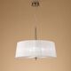 PENDANT LAMP 3L [ANTIQUE BRASS - WHITE SHADE]