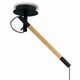 PENDANT 1L [BLACK / WOOD - BLACK SHADE]