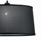 PENDANT 1L [BLACK / WOOD - BLACK SHADE]