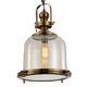 LAMP 1L MEDIUM ANTIQUE BRASS