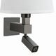 Бра Mantra Bahia [WALL LAMP DARK BROWN+ROUND WHITE SHADE]