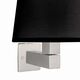 Бра Mantra Bahia [WALL LAMP SATIN NICKEL+ROUND BLACK SHADE]