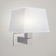 Бра Mantra Bahia [WALL LAMP SATIN NICKEL+SQUARE WHITE SHADE]