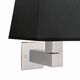 Бра Mantra Bahia [WALL LAMP SATIN NICKEL+SQUARE BLACK SHADE]