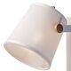 WALL LAMP SHADE 1L - [USB WHITE / WOOD]