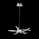 PENDANT [42W - DIMMABLE (AIRE) CHORME & SILVER]