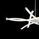 PENDANT [42W - DIMMABLE (AIRE) CHORME & SILVER]