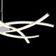 PENDANT [42W - DIMMABLE (AIRE) CHORME & SILVER]