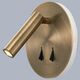 WALL READING LIGHT ANTIQUE BRASS  [3W+6W 3000K ANTIQUE BRASS]