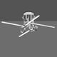 Светильник потолочный Mantra Cinto [CEILING LED 28W - 3000K CHROME]