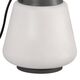 TABLE LAMP 1L / P?ENDANT (4M CABLE) GREY ANTHRACITE / WHITE SHADE