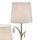 TABLE LAMP 2L SATIIN ANTIQUE
