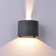 Уличный светильник Mantra DAVOS [LED * 2*6W 3000K  DARK GREY DARK GREY]