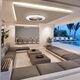LED CEILING [70W FAN 35W WITH REMOTE CONTROL BRONZE PAINTED]