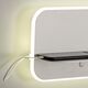 WALL LAMP LED WHITE [18W 3000K  + 2*USB WHITE]