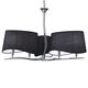 PENDANT 6L [CHROME - OFF BLACK SHADE]