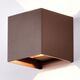 APPLIQUE OUTDOOR ROUND  LED* 2*6W 3000K  brown