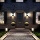 WALL LIGHT GRAPHITE LED SOLAR/SENSOR 3000K GRAPHITE