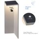 BOLLARD LED GRAPHITE SOLAR/SENSOR 3000K GRAPHITE