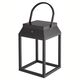 LANTERN GRAPHITE PORTABLE OUTDOOR LED SOLAR 3000K GRAPHITE