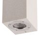 WALL LIGHT WHITE OUTDOOR IP65 2L*GU10 WHITE