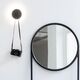 WALL LIGHT/COAT RACK LED BLACK 6W 3000K BLACK