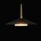 PENDANT LED  BLACK/ANT.BRASS  1L*8W 3000K BLACK