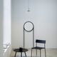 PENDANT LED  BLACK/ANT.BRASS  1L*8W 3000K BLACK