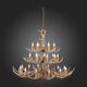 Люстра подвесная ST-Luce Renna [Светло-коричневый E14 27*40W (из 2-х коробок)]
