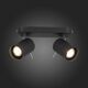 Спот ST-Luce [Черный, Хром/Черный GU10 LED 2*3W]