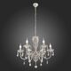 Люстра подвесная ST-Luce Splendi [Слоновая кость, Золото/Прозрачный E14 6*40W]